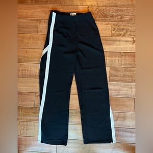 Dress pants with slit leg